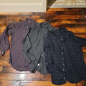 3 Sid Mashburn button downs